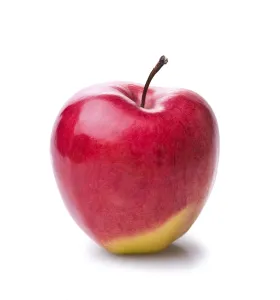 Fresh Fruit Nutrition Prints: Apple isolated