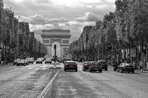 Arc De Triomphe Paris Prints: Arc de Triomphe with the Champs Elysees