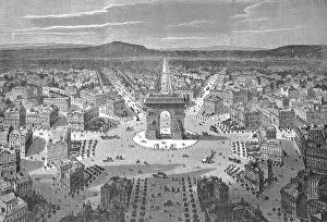 Old Town France Images Prints: Arc de Triomphe de l'Etoile