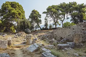 Ancient Greek Ruins Prints: Archaeological Site of Epidaurus