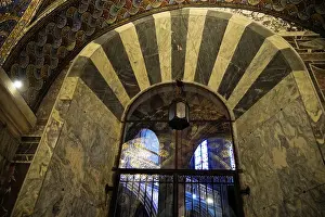 Historic German Architecture Prints: Architectural detail with an arch and a gate