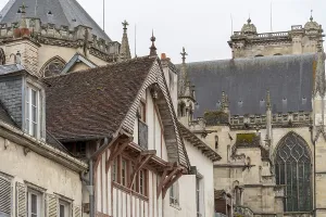 Troyes France Prints: Architectural impression of Troyes