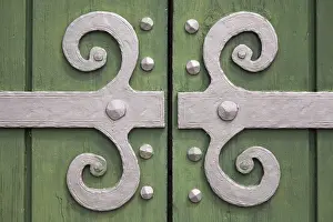 Decorative Metal Fittings Prints: Architectural ironmongery