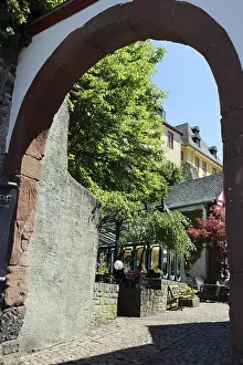 Castle Entrance Germany Prints: Archway in the ring wall of the former castle