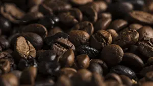 Coffee Bean Photography Prints: Aromatic coffee beans