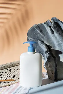 Deserted Bathroom Prints: Arrangement with soap container