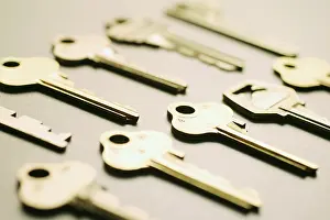 Indoor Studio Photography Prints: Array of keys