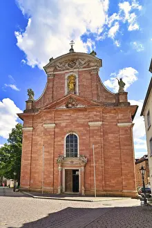 German Church Architecture Prints: Aschaffenburg, Germany