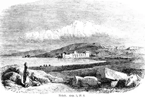 Historical Bible Illustration Prints: Ashdod, Azotas, Ascalon, Esbud