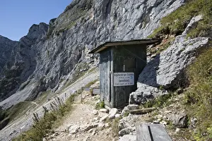 Berchtesgaden Bavaria Germany Prints: Assembly point in front of Schellenberg Ice Cave