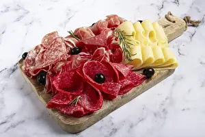 Prosciutto Salami Ham Prints: Assorted meat, appetizer, prosciutto