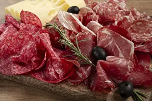 Breakfast Snack Ideas Prints: Assorted meat, appetizer, prosciutto