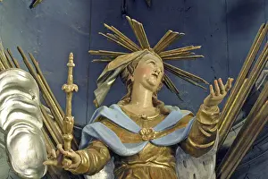 Empty Altar Room Photo Prints: Assumption of Mary