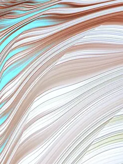 Computer Generated Image Prints: Astract striped background - computer-generated image