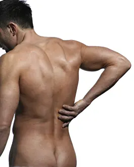 Male Athletic Physique Prints: Athletic man, back, shoulders
