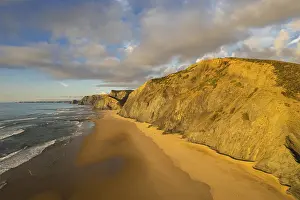 Atlantic Ocean Waves Prints: Atlantic Ocean waves at coastline