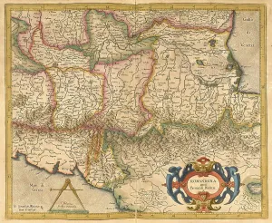 Emilia Romagna, Italy 1623 Print