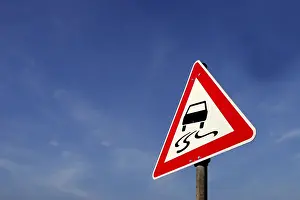 Road Safety Sign Prints: Attention