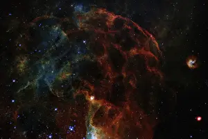 Deep Space Photography Prints: Awesome galaxy somewhere in outer space