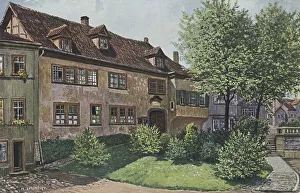 Historical Music Composers Prints: Bachhaus in Eisenach, Thuringia