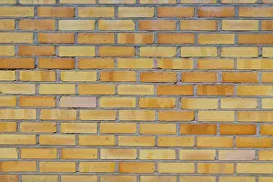 Deserted Brick Wall Background Prints: Background of brick wall texture. Close up