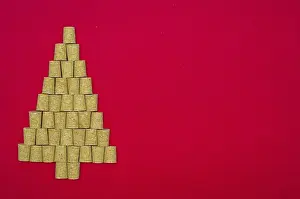 Christmas Tree Background Prints: Background with christmas theme