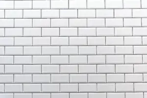Ceramic Tile Art Prints: Background from a white tile wall