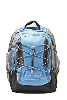 Plain White Background Prints: Backpack isolated on white background