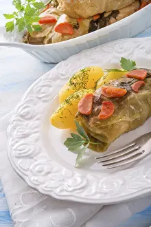 Healthy Lunch Options Europe Prints: Baked cabbage rolls