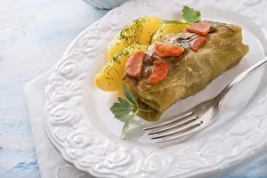 Baked Cabbage Rolls Recipe Prints: Baked cabbage rolls