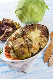 Healthy Lunch Options Prints: Baked cabbage rolls