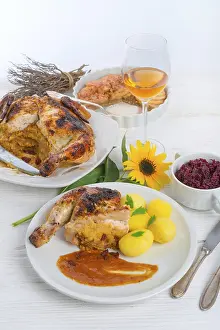 Spicy Poultry Dish Prints: Baked chicken