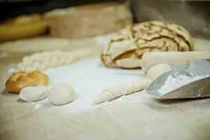 Yeast Dough Preparation Prints: Baking bread
