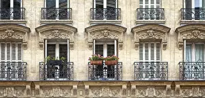 Deserted Old Town Europe Prints: Balcony