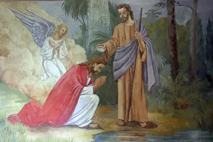 St John The Baptist Artwork Prints: Baptism of the Lord