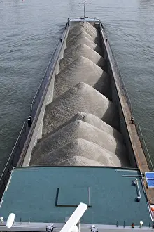 Images Dated 19th March 2024: Barge Print with Sand