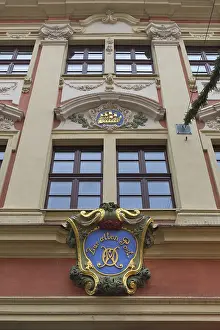Saxony Architecture Prints: Detail of the Baroque Burgerhaus