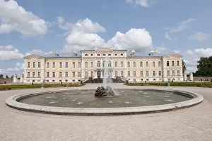 Prints of Baroque Rundale Castle, Lithuania Palace Prints: Baroque Rundale Castle Print, Lithuania