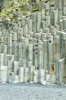 Basalt Columns Iceland Prints: Basalt columns, cave Halsanefshellir