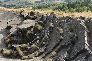 German Mountain Range Prints: Basalt formation on top of Mt. Abtsrodaer Kuppe