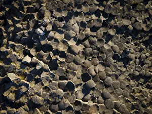 Basalt Stone Formations Prints: Basalt formations, Kalfshamarsvik
