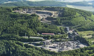 Open Cast Mining Germany Prints: Basalt mining on Dietrichsberg