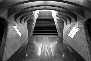 Prints of Basement, Liege train station, Belgium Basement, Lige train station, Belgium Railway Prints: Basement Print of Liège Train Station, Belgium