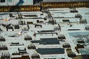 East Asia Urban Environment Prints: Basic construction of construction sites