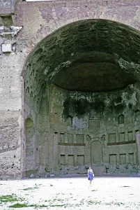 Historic Rome Italy Prints: Basilica of Maxentius and Constantine