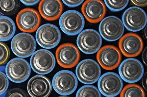 Electronic Waste Disposal Prints: Batteries