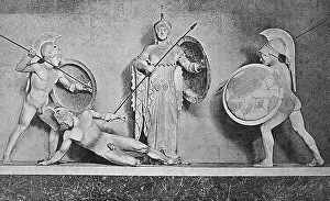 Battle for the Corpse of Achilles Print