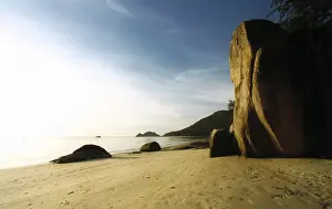 Colorful Sandy Beach Prints: Empty beach