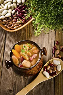 Vegetarian Meal Prints: Bean soup