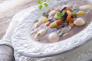 Vegetarian Meal Prints: Beans soup